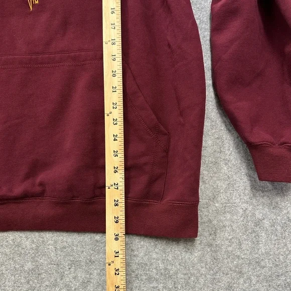 Campus Drive Arizona State University Hoodie Mens XXL Maroon Sun Devils Logo - Picture 7 of 9
